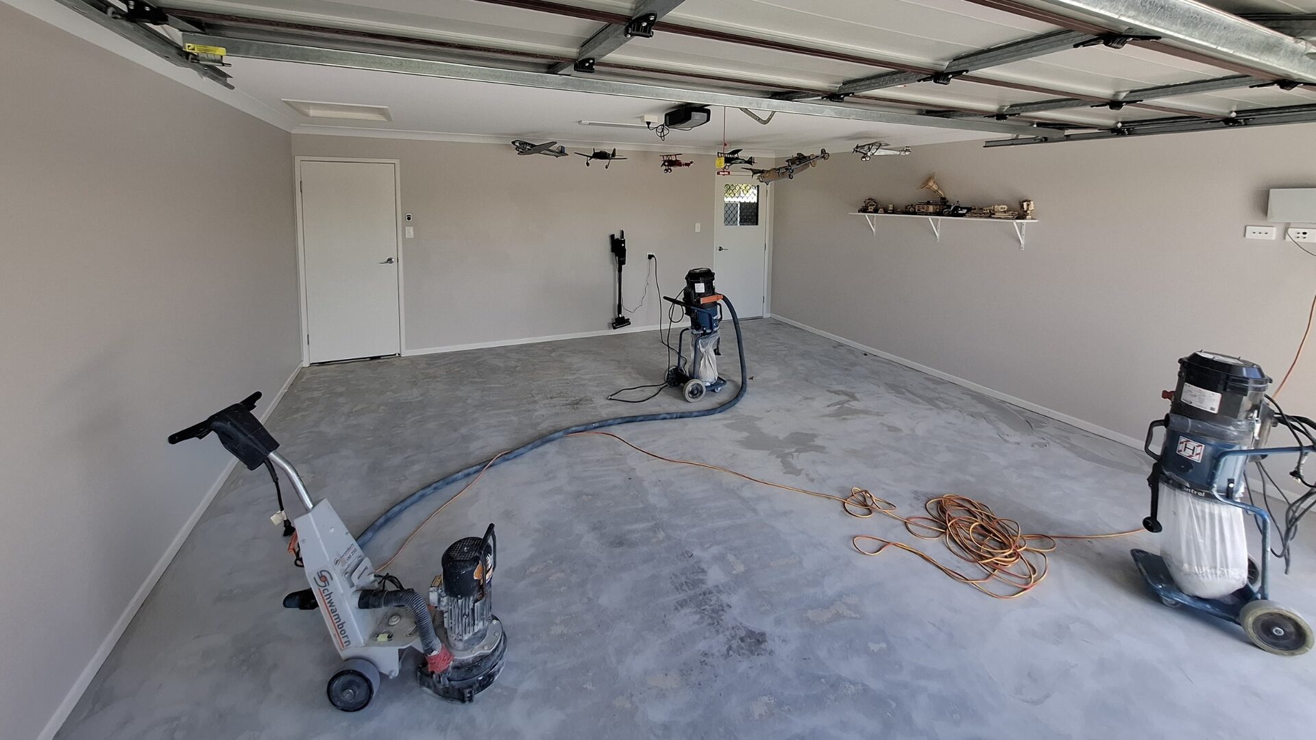 Before — old concrete